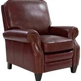 Briarwood Manual Recliner in Marisol Cabernet Top Grain Leather